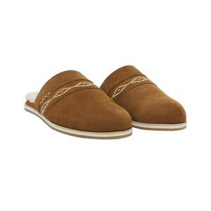 Hari Mari Casita Leather Slipper, Brown